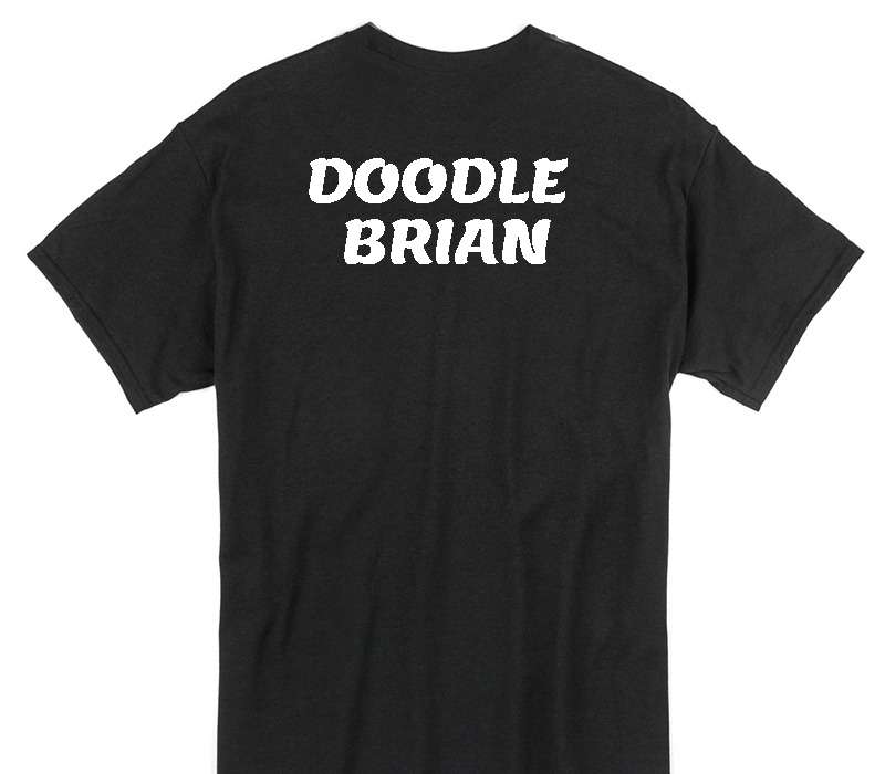 Custom Gildan 100% Cotton Black T-Shirt