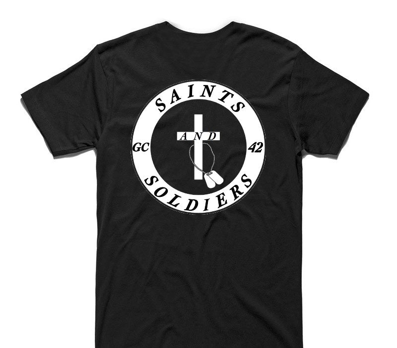 Custom AS Colour 100% Cotton Black T-Shirt