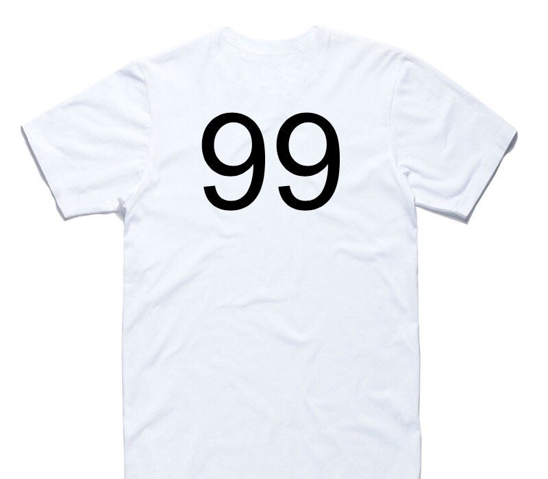 Custom AS Colour 100% Cotton White T-Shirt