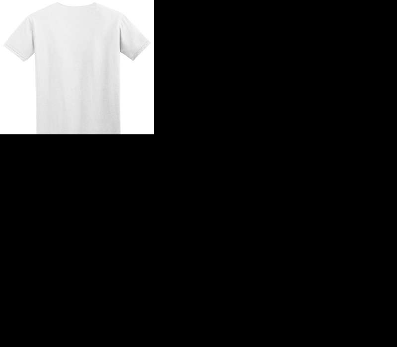 Custom Adult Soft Style 100% Cotton White T-Shirt