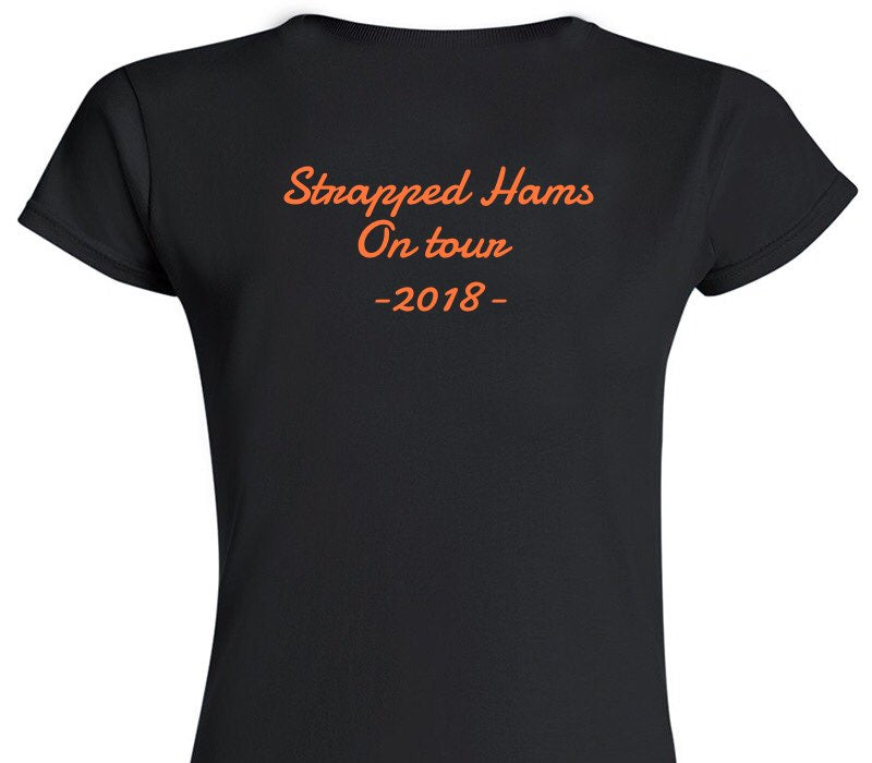 Custom Womens Soft Style 100% Cotton Black T-Shirt