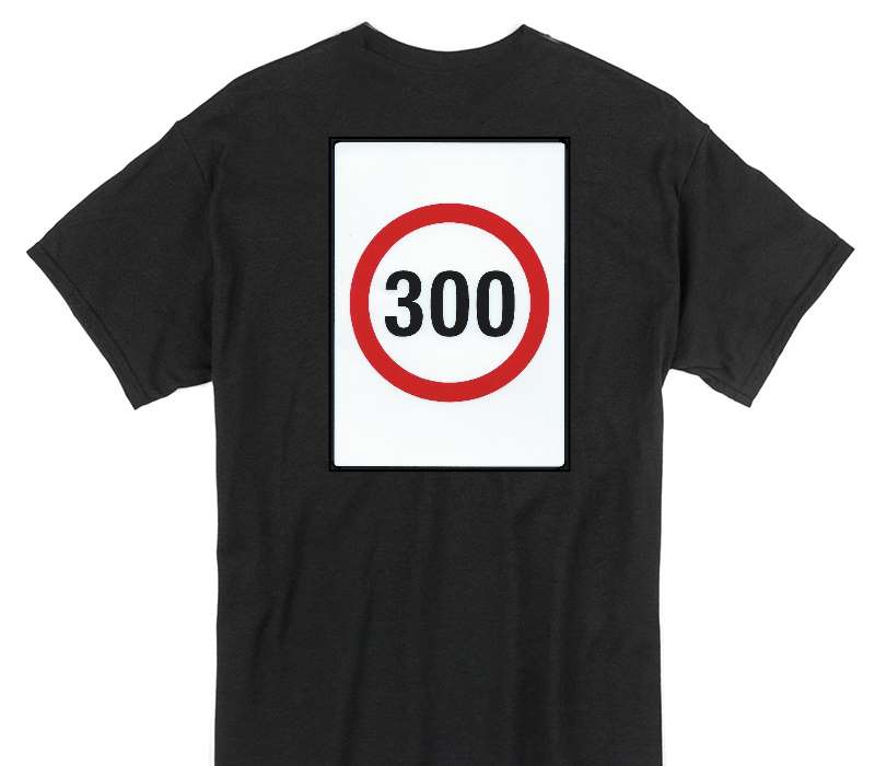 Custom Gildan 100% Cotton Black T-Shirt