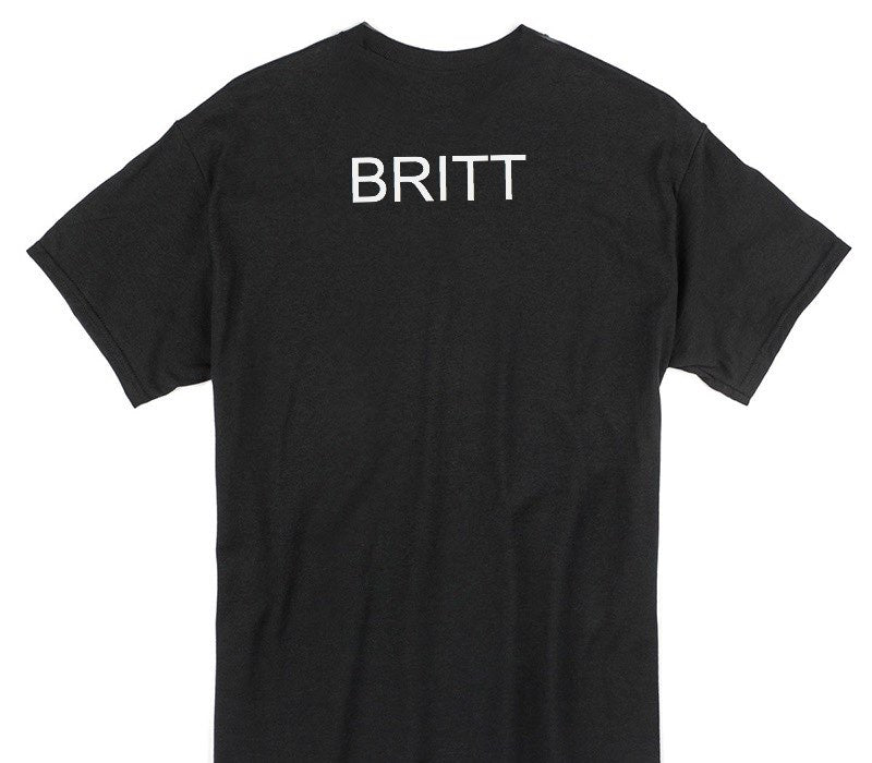 Custom Gildan 100% Cotton Black T-Shirt