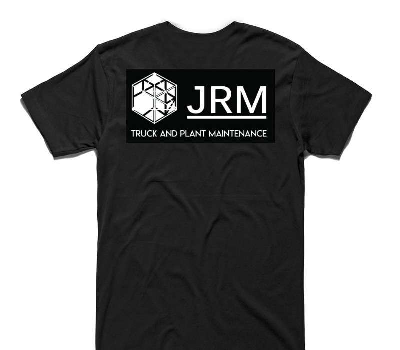 Custom AS Colour 100% Cotton Black T-Shirt