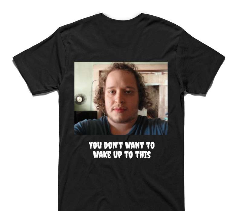 Custom AS Colour 100% Cotton Black T-Shirt