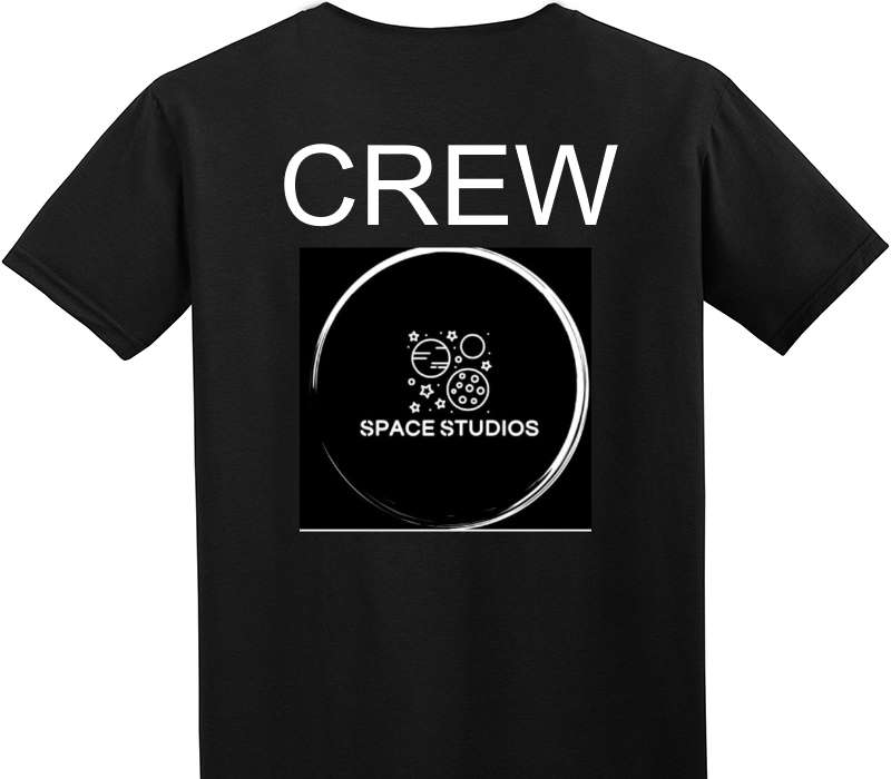 Custom Adult Soft Style 100% Cotton Black T-Shirt
