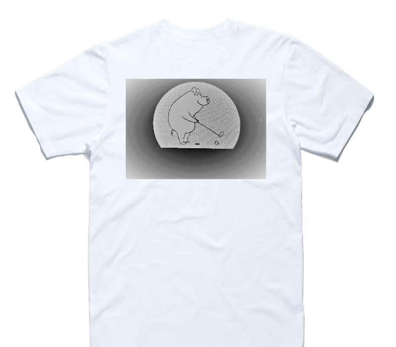 Custom AS Colour 100% Cotton White T-Shirt
