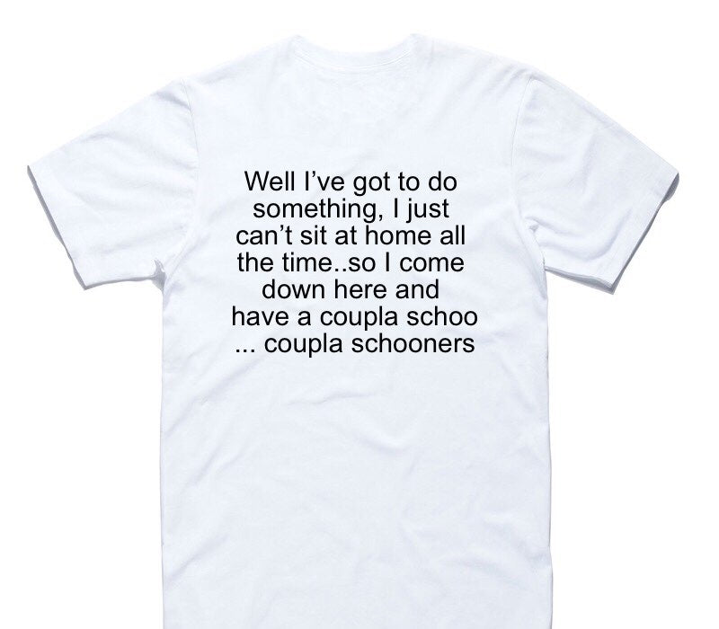 Custom AS Colour 100% Cotton White T-Shirt