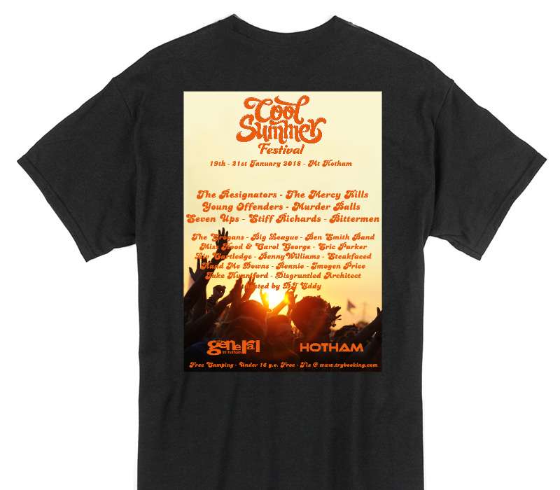 Custom Gildan 100% Cotton Black T-Shirt