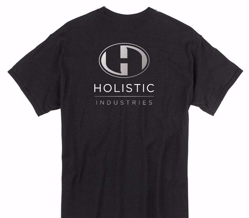 Custom Gildan 100% Cotton Black T-Shirt