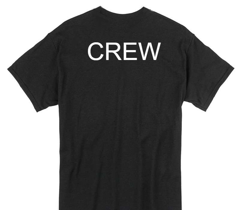 Custom Gildan 100% Cotton Black T-Shirt
