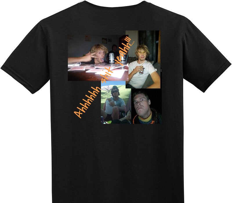 Custom Adult Soft Style 100% Cotton Black T-Shirt