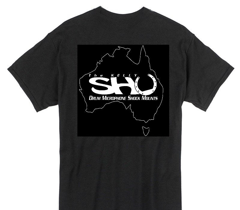 Custom Gildan 100% Cotton Black T-Shirt