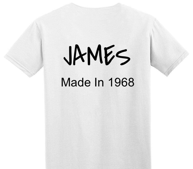 Custom Adult Soft Style 100% Cotton White T-Shirt