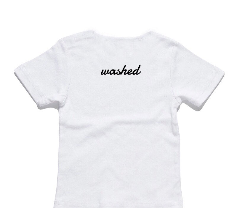 Custom AS Colour White Baby T-Shirt
