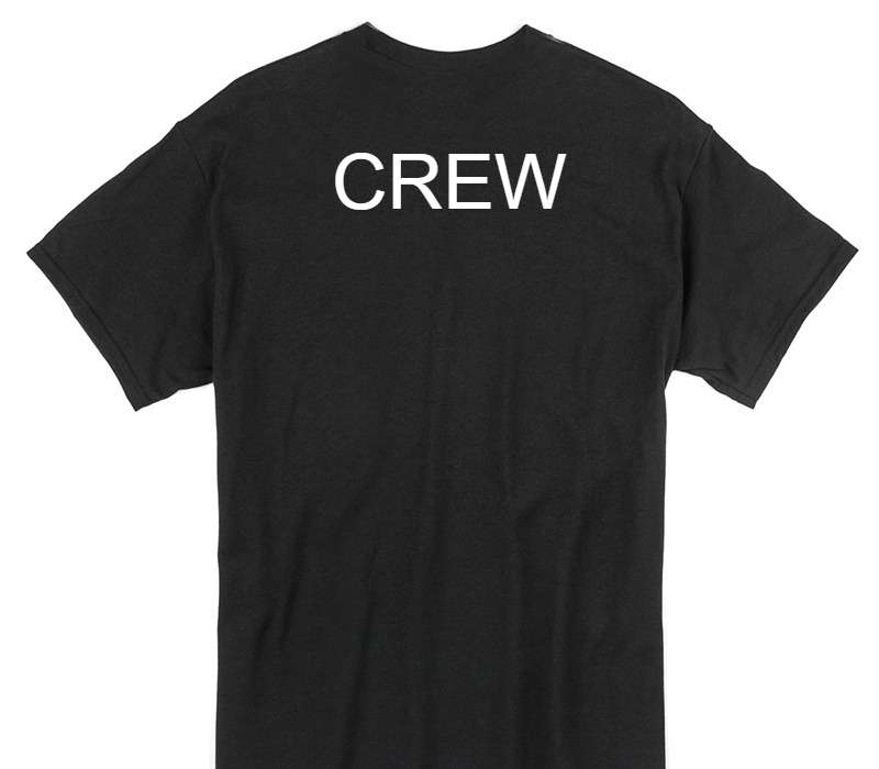 Custom Gildan 100% Cotton Black T-Shirt