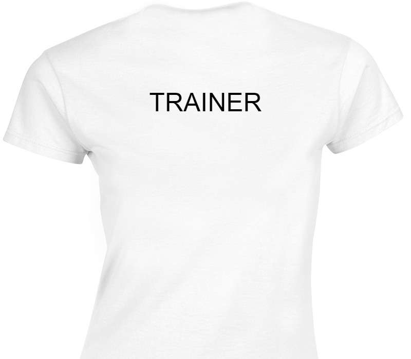 Custom Womens Soft Style 100% Cotton White T-Shirt