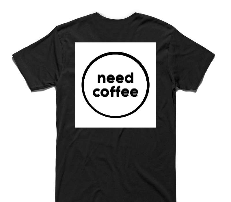 Custom AS Colour 100% Cotton Black T-Shirt