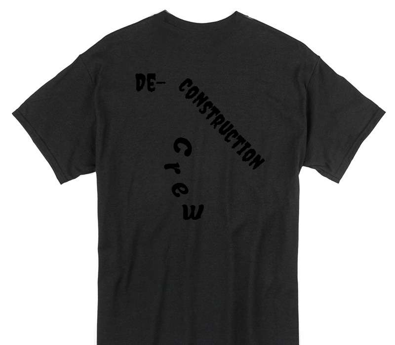 Custom Gildan 100% Cotton Black T-Shirt