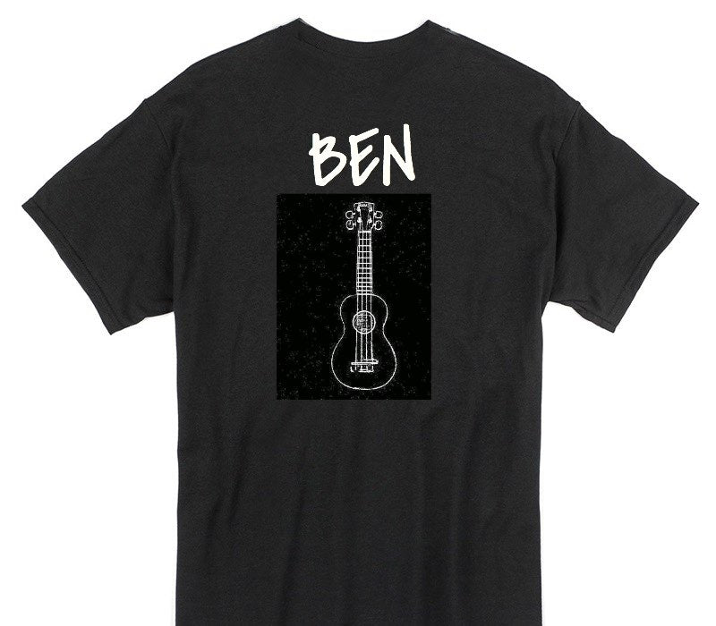 Custom Gildan 100% Cotton Black T-Shirt