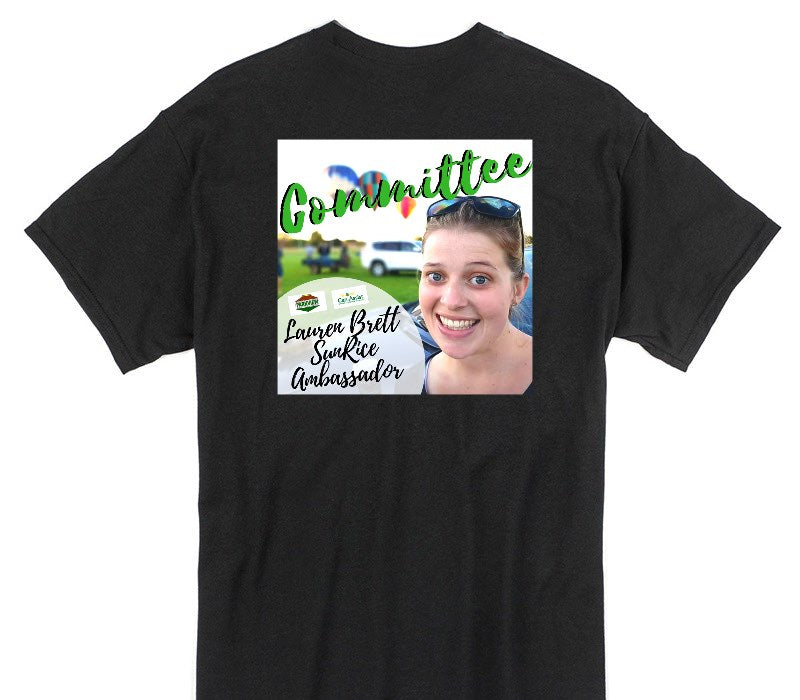 Custom Gildan 100% Cotton Black T-Shirt