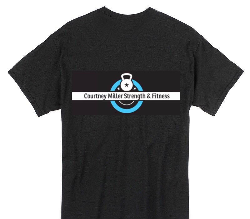 Custom Gildan 100% Cotton Black T-Shirt