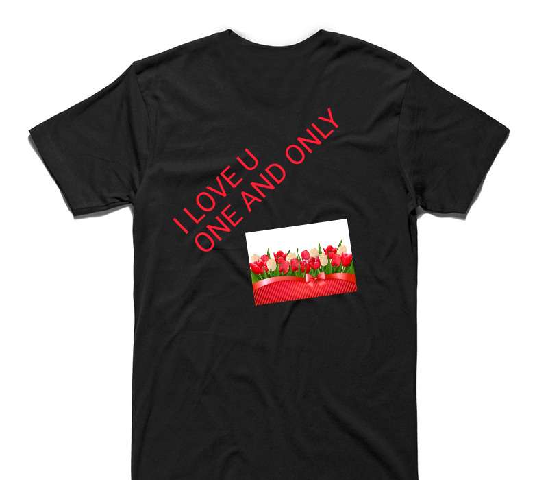 Custom AS Colour 100% Cotton Black T-Shirt