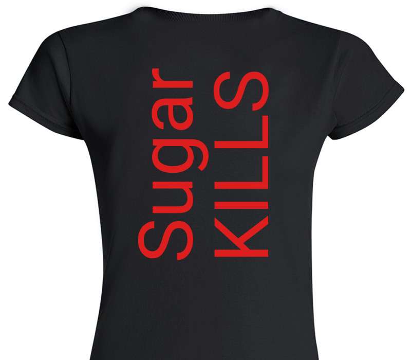 Custom Womens Soft Style 100% Cotton Black T-Shirt