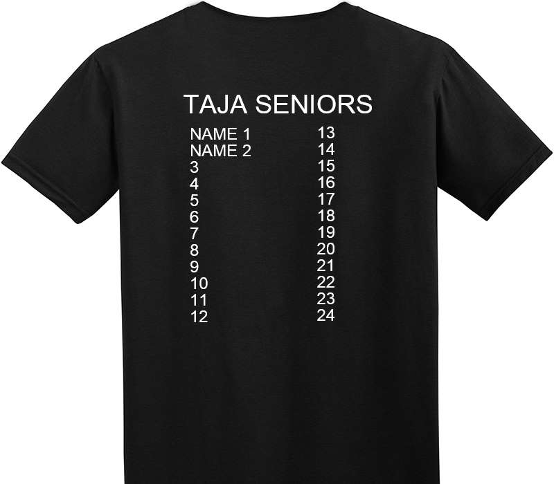 Custom Adult Soft Style 100% Cotton Black T-Shirt