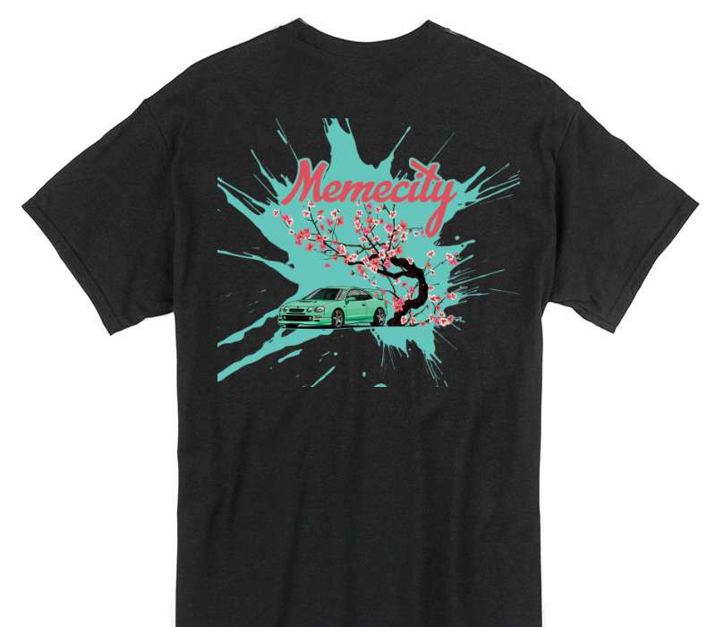 Custom Gildan 100% Cotton Black T-Shirt