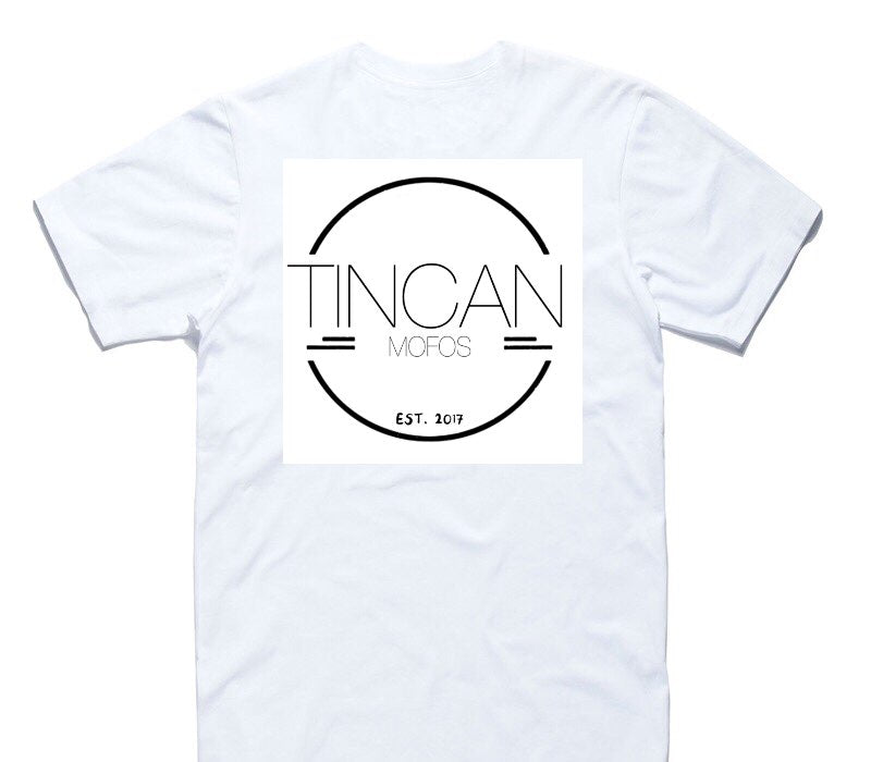 Custom AS Colour 100% Cotton White T-Shirt