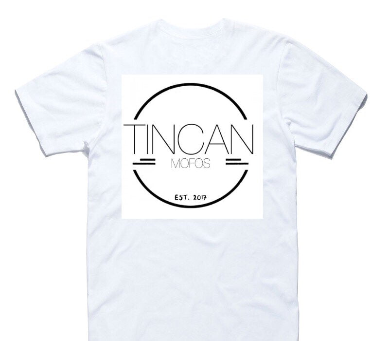 Custom AS Colour 100% Cotton White T-Shirt