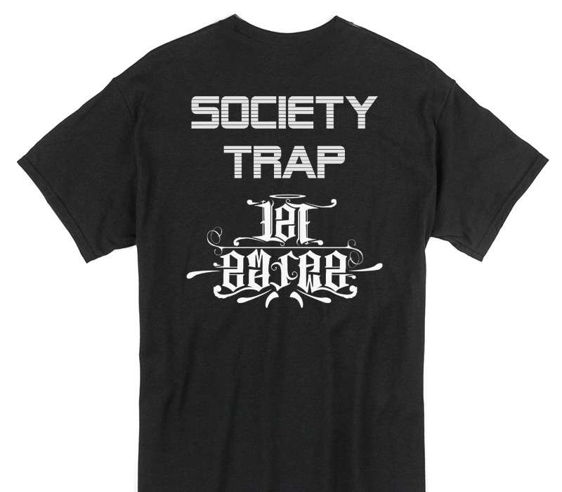 Custom Gildan 100% Cotton Black T-Shirt