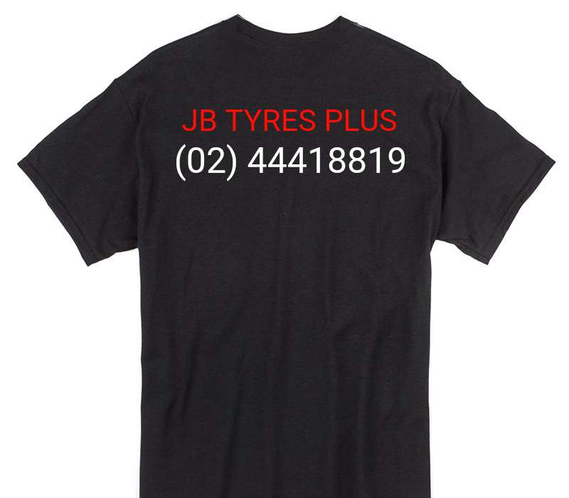 Custom Gildan 100% Cotton Black T-Shirt