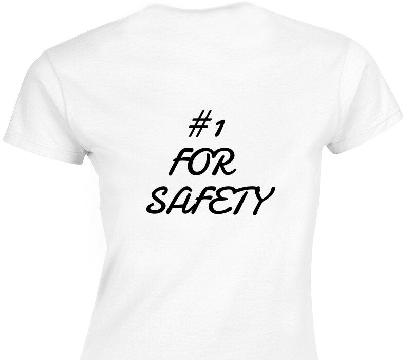 Custom Womens Soft Style 100% Cotton White T-Shirt