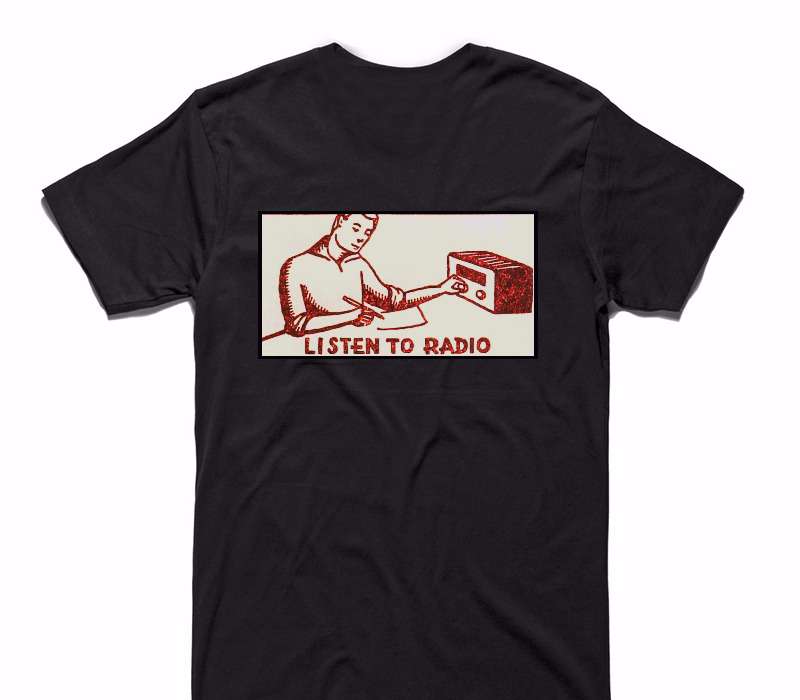 Custom AS Colour 100% Cotton Black T-Shirt