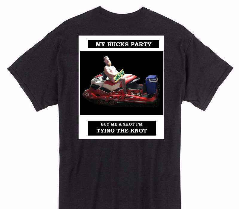 Custom Gildan 100% Cotton Black T-Shirt