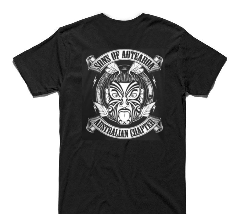 Custom AS Colour 100% Cotton Black T-Shirt