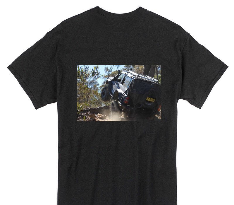 Custom Gildan 100% Cotton Black T-Shirt