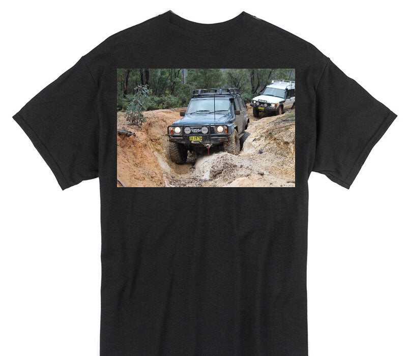 Custom Gildan 100% Cotton Black T-Shirt