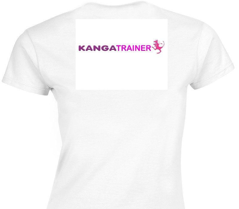 Custom Womens Soft Style 100% Cotton White T-Shirt
