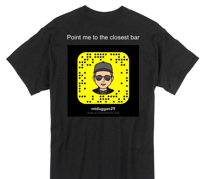 Custom Gildan 100% Cotton Black T-Shirt