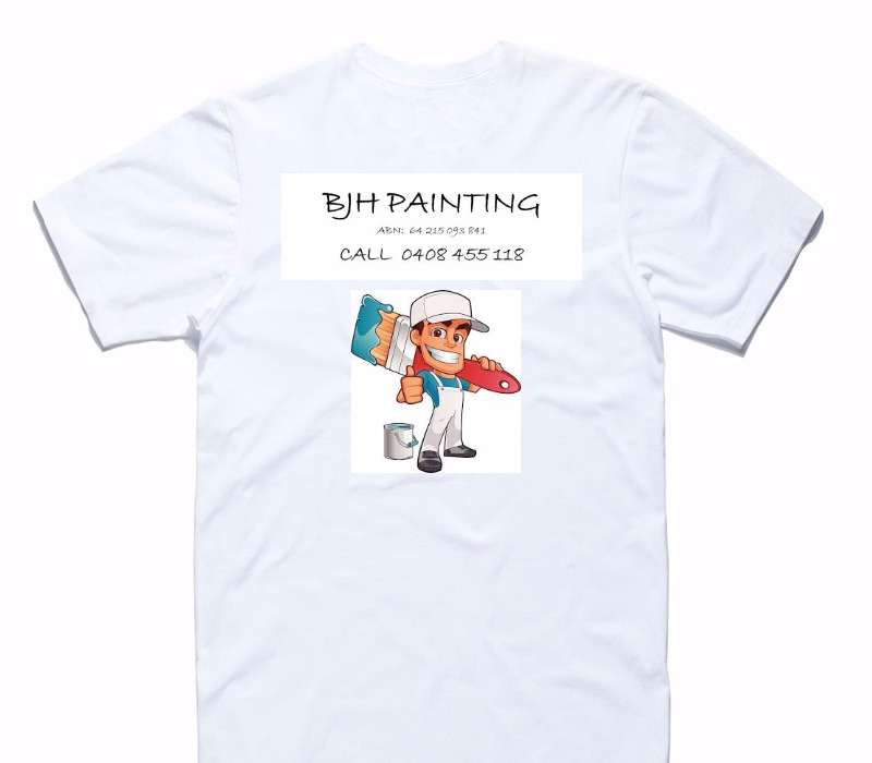 Custom AS Colour 100% Cotton White T-Shirt