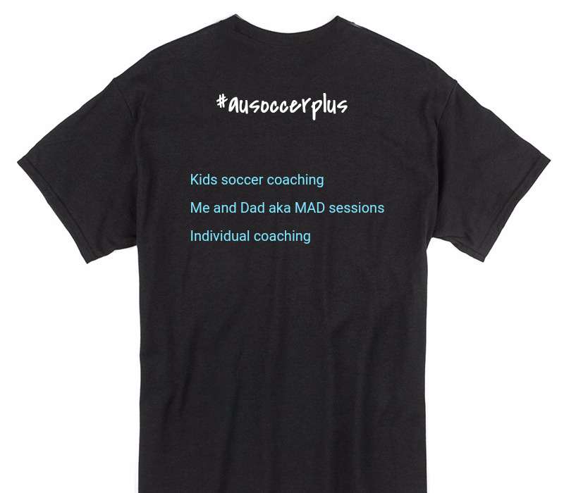 Custom Gildan 100% Cotton Black T-Shirt