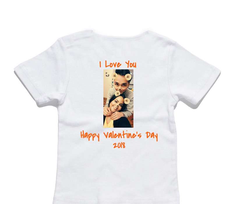 Custom AS Colour White Baby T-Shirt