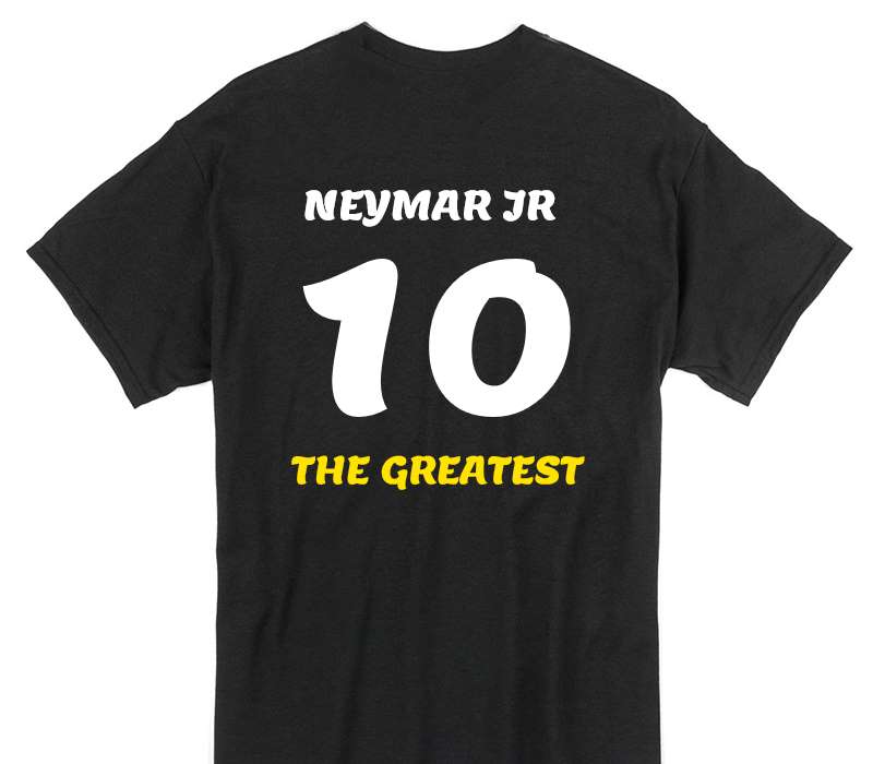 Custom Gildan 100% Cotton Black T-Shirt