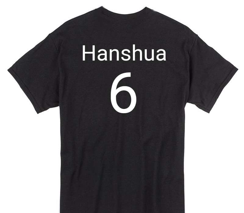 Custom Gildan 100% Cotton Black T-Shirt