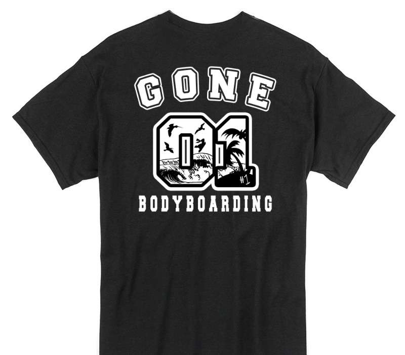 Custom Gildan 100% Cotton Black T-Shirt