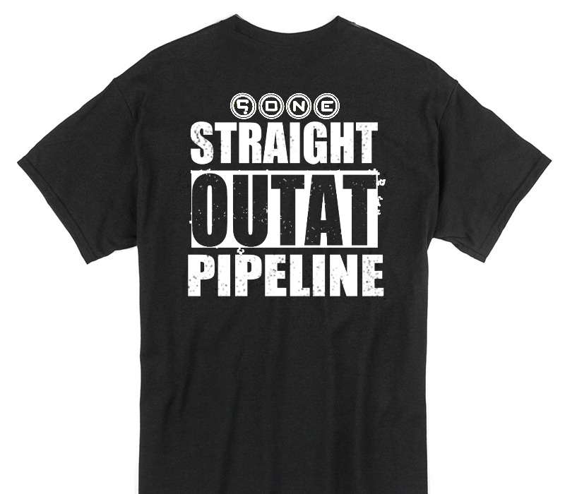 Custom Gildan 100% Cotton Black T-Shirt
