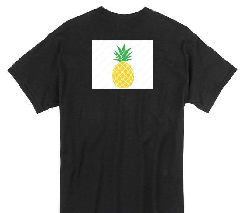Custom Gildan 100% Cotton Black T-Shirt
